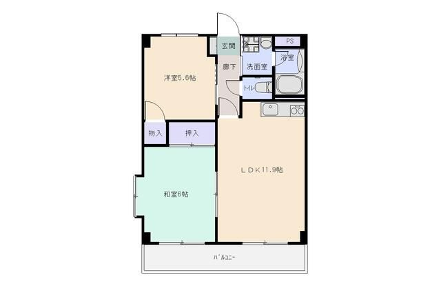 【間取り】 | FK3東林間(エフケースリーヒガシリンカン)