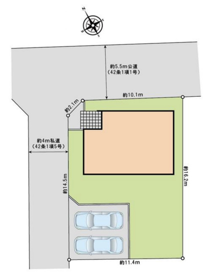 【区画図】 | 東松山市松山　中古戸建
