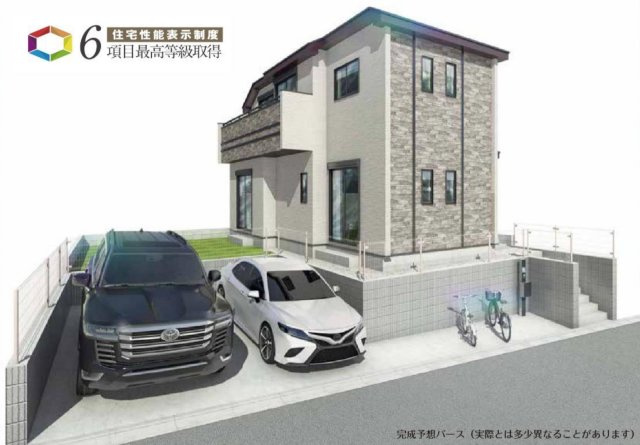横浜市中区本郷町３丁目 新築戸建て【仲介手数料無料】カースペース2台