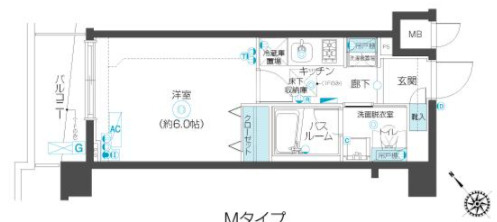 練馬区豊玉北３丁目の賃貸マンションの間取り