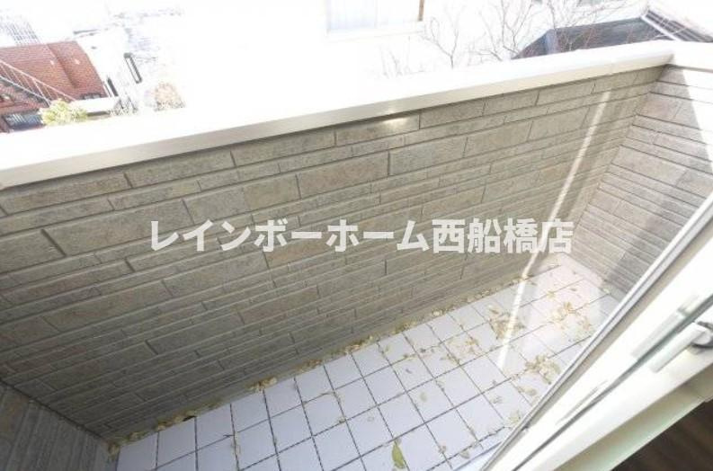 crasio大久保幕張のバルコニー