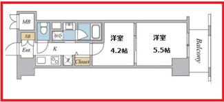 【間取り】 | ジョイシティ蔵前