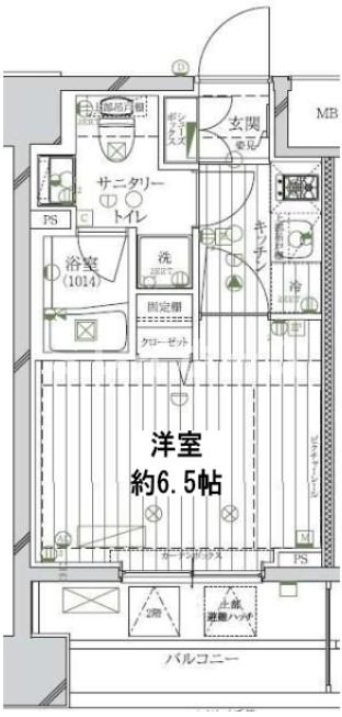 レガリス品川南大井パークサイドの間取り