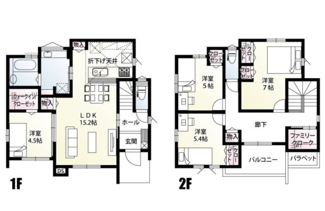 【間取り】 | 坂戸市鎌倉町　新築戸建　全6棟　3号棟