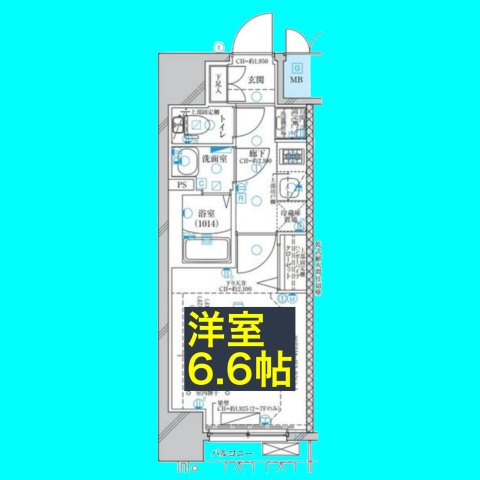 ディアレイシャス名古屋太閤通の間取り