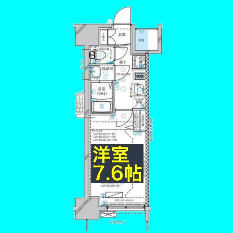 ディアレイシャス名古屋中村公園の間取り
