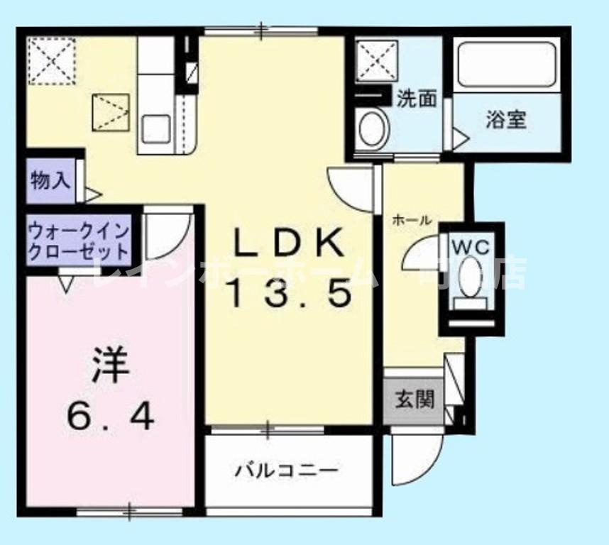 ココル※初期費用分割あと払いサービス利用可能物件の間取り