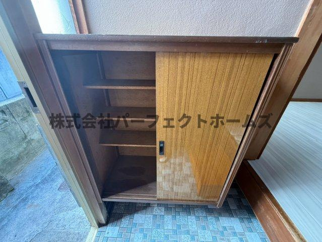 川勝町テラスハウスの収納|大きなスペースがあり、収納には困りません