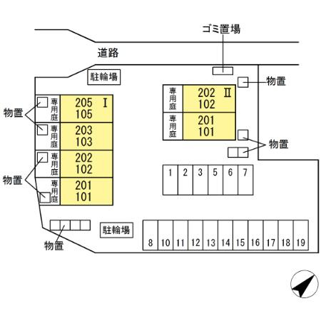 レフア Ⅱの区画図