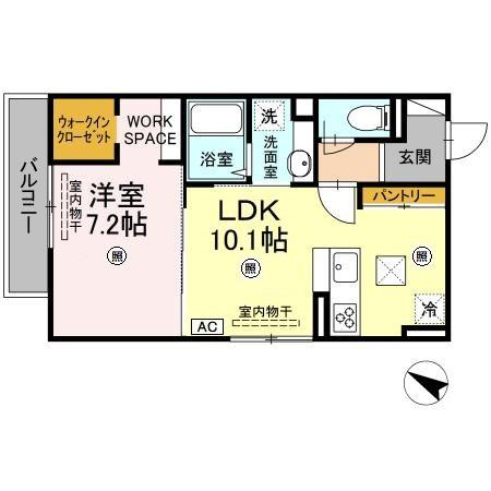 セジュールピア庚午の間取り