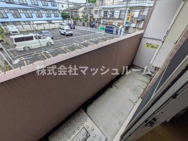 杉並区高円寺南３丁目の賃貸マンションのバルコニー