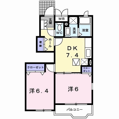 サン　フィオーレの間取り|間取図