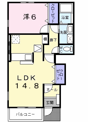 プラシード参番館の間取り|間取図