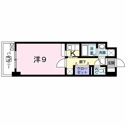 アルド－ル　庚午の間取り|間取図