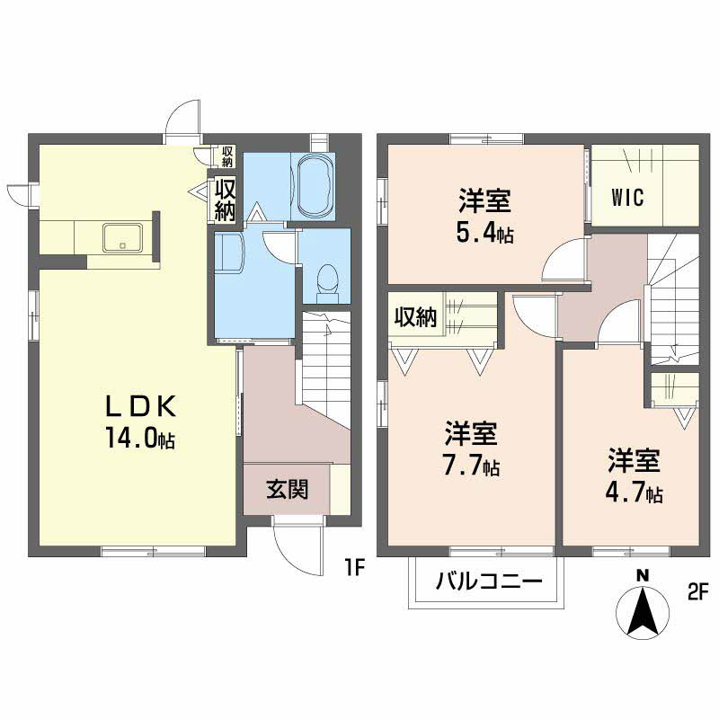 サンヒルズの間取り