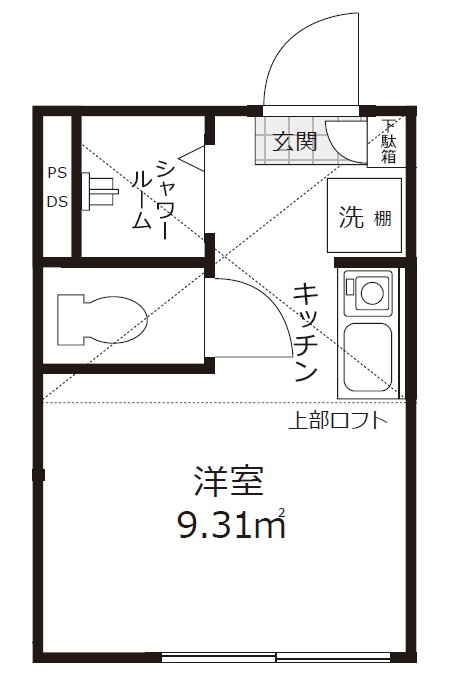 Fitz　Roy千住の間取り