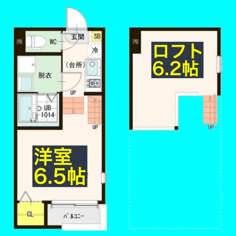 ハーモニーテラス烏森町Iの間取り