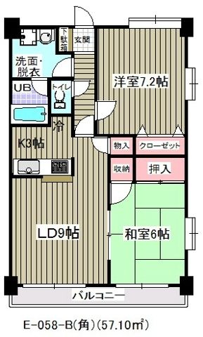 アウラ１０(E-058)の間取り