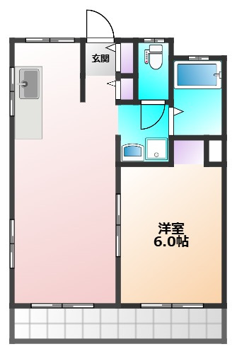 コーポサクライの間取り