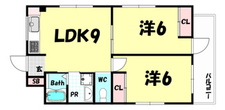 【間取り】 | レガーロ三宮