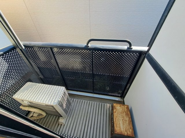 浜田12番館のバルコニー