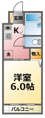 浜田12番館の間取り