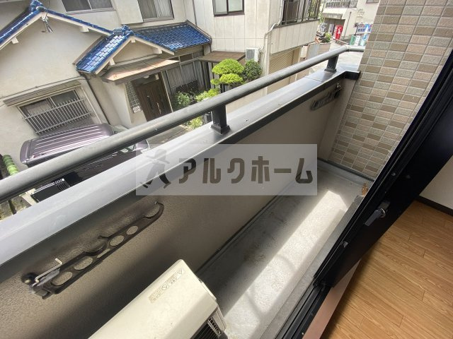 ベルハイツのバルコニー