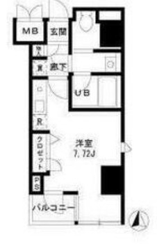 モンパレ入谷の間取り