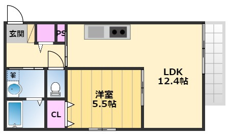 【間取り】 | アスタナ泉大津