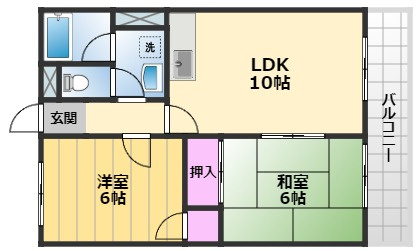 【間取り】 | ハートフル岸和田