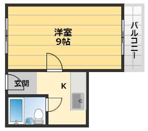 【間取り】 | パルハイツ久米田