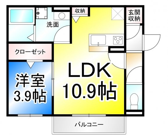 セジュールMIWAの間取り