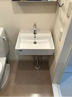 サンフル用賀の洗面所