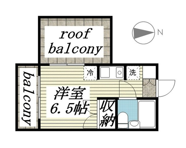 【間取り】 | セザール立川Ｂ館