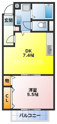 ピアチェーレⅡの間取り