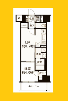 【間取り】 | デュオステージ横濱伊勢佐木