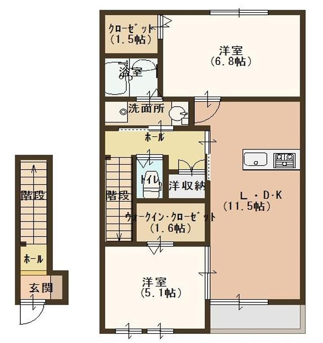 Belle Saisonの間取り