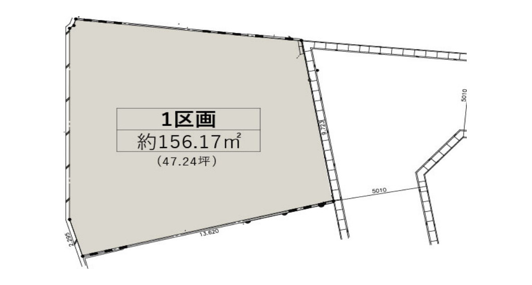 筑紫野市牛島第2-1棟（1号棟）の区画図|配置図（1号棟）