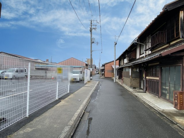 上京区田村備前町 中古戸建の前面道路含む現地写真
