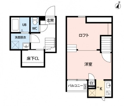 ＣＢ春日部カルモの間取り