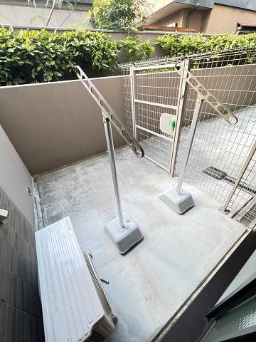 ディアコート野村のバルコニー