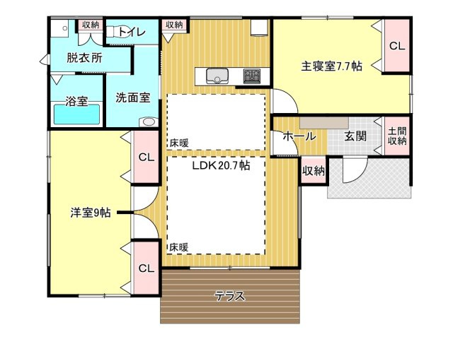 鈴鹿市十宮2丁目の間取り