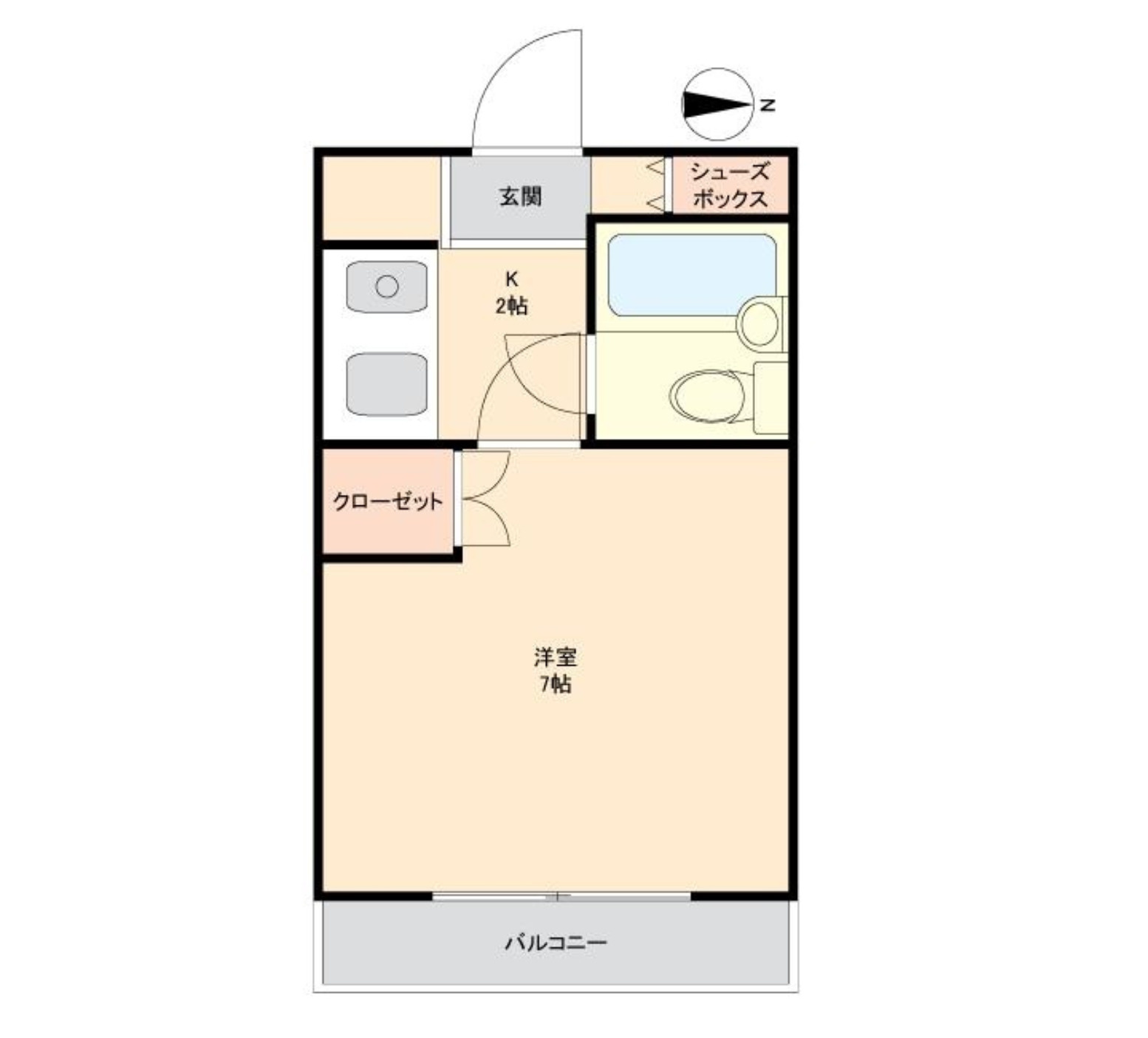 コスモクリーンハイツ『京都府京田辺市1棟売りマンション』の間取り