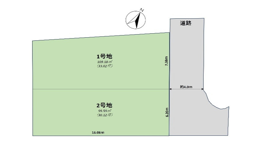 春日市日の出町2丁目第1-2棟（2号棟）の区画図|配置図（2号棟）