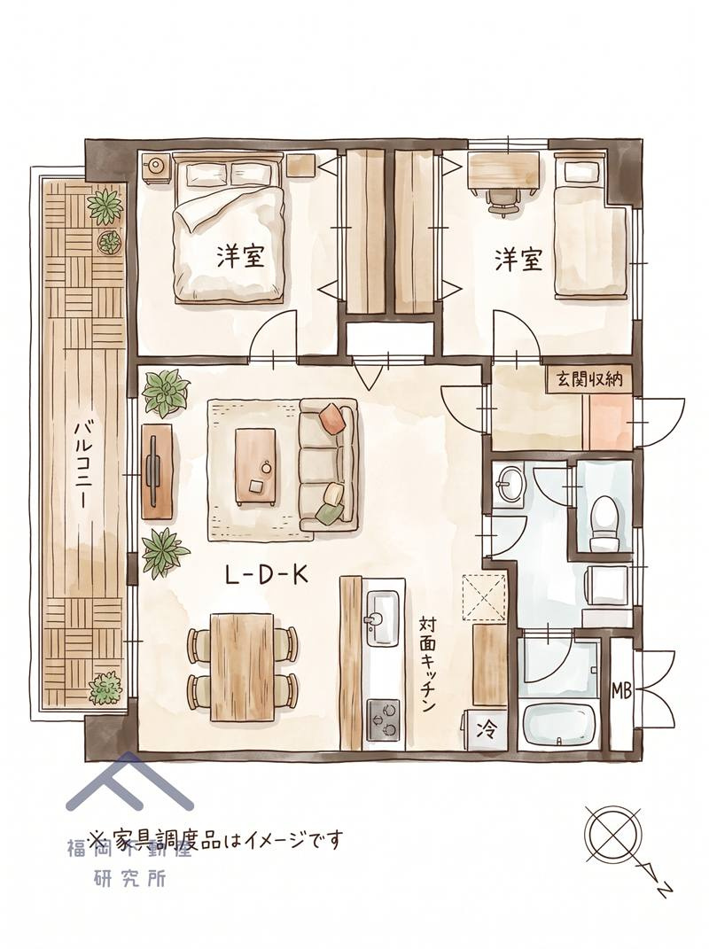 ライオンズマンション久留米プラザ３番館の間取り