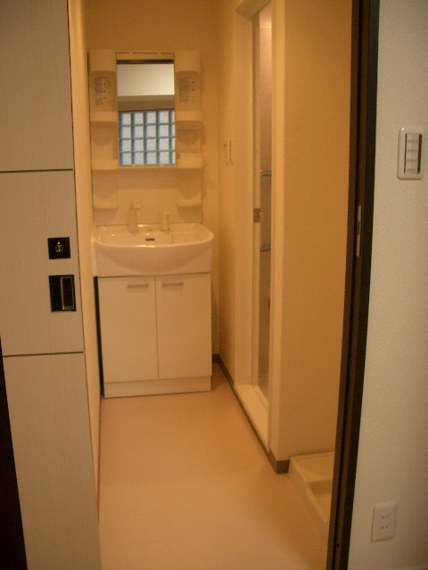 大阪市中央区谷町６丁目の賃貸マンションの洗面所