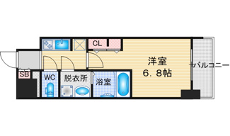 【間取り】 | S-RESIDENCE桜本町beren | 略図の為、現状優先