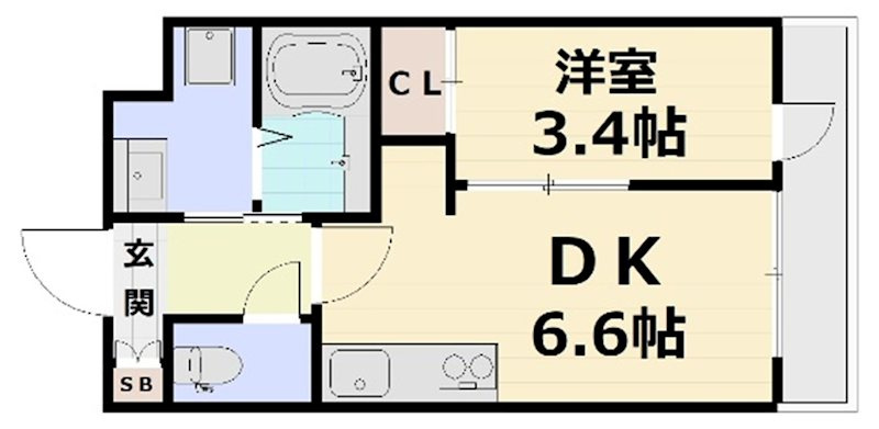 THE GARNET SUITE RESIDENCE 山科WESTの間取り