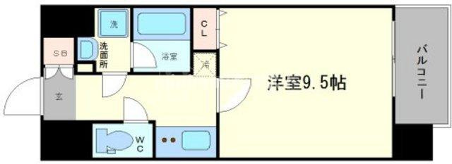 ＬＣ難波サウスゲートの間取り