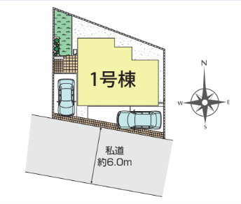 【区画図】 | ご家族様のプライベート空間が確保できる素敵な間取りです。また敷地ゆったりですので、おうち時間を楽しむのにもぴったりですね♪
